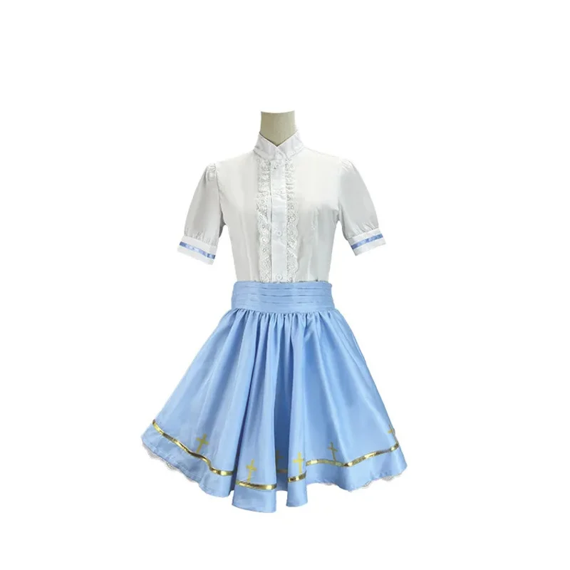 Setelan Cosplay Card Captor Sakura Gaun Tomoyo Daidoji Kostum Karnaval Halloween