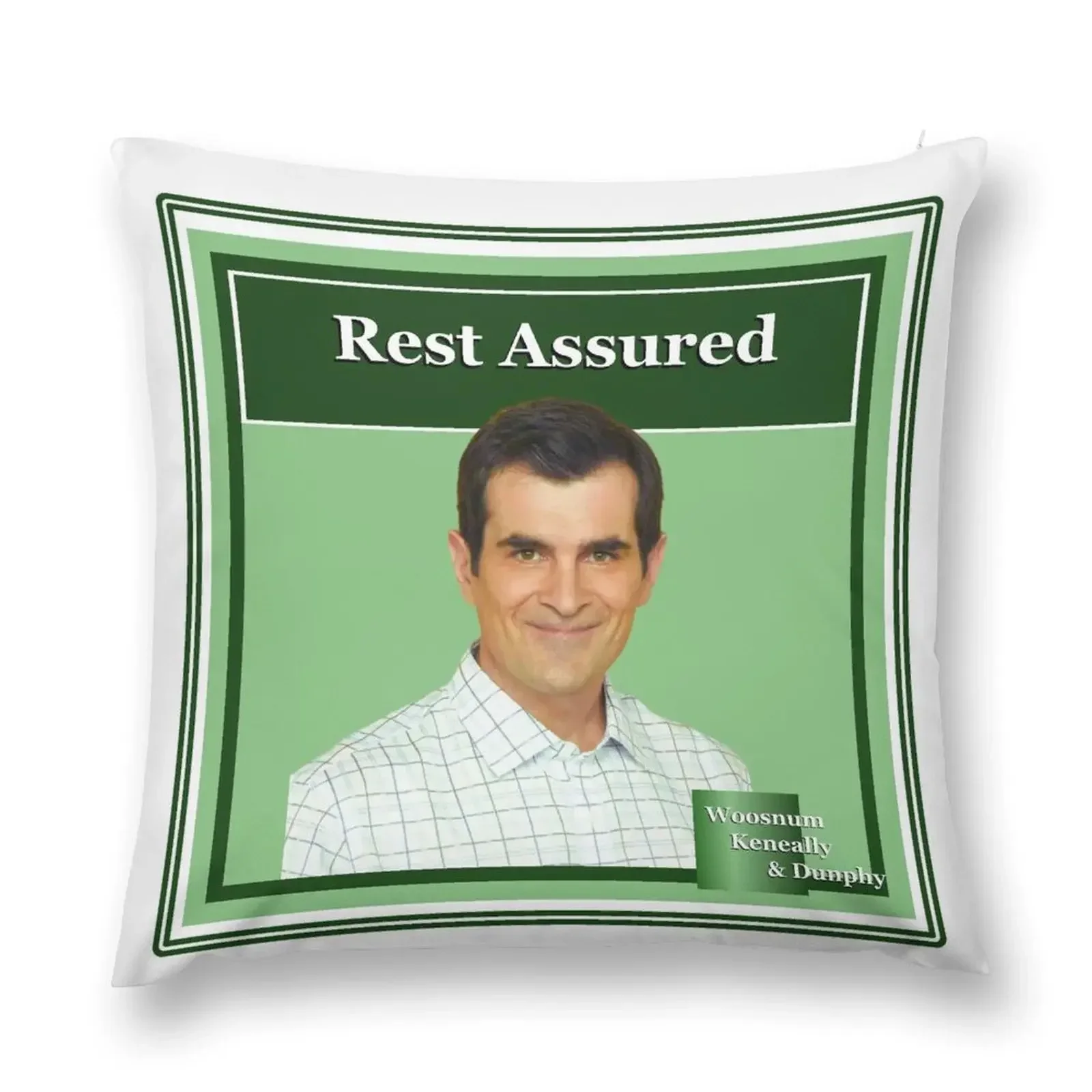 Phil Dunphy rest assured Throw Pillow pillow cover christmas christmas decorations for home 2025 pillow