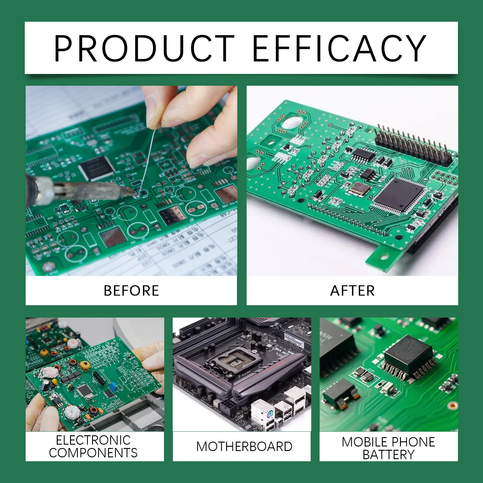 Solder Flux Paste Welding Grease No Clean Soldering Circuit Board Repair Anti Oxidation High Activity Flux 100g Home Repair Tool