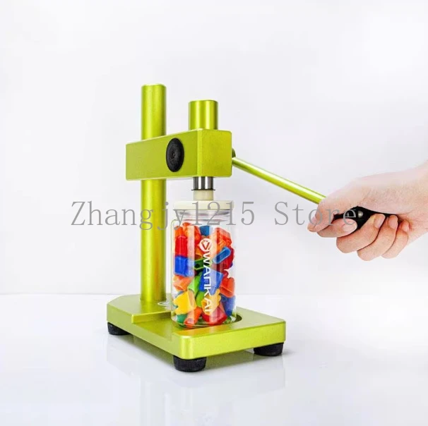 Manual Can Sealer Commercial Beverage and Soda Packaging PET Disposable Can Sealer 100 Bottles