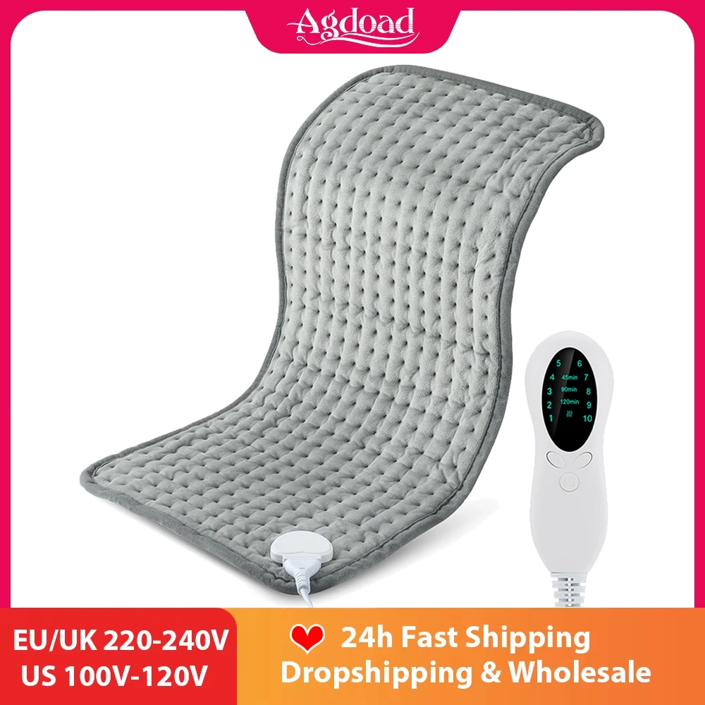 

Electric Heating Pad Blanket Adjustable Temperature Winter Warmer Body Back Abdomen Waist Warming Mat EU/US/UK Plug