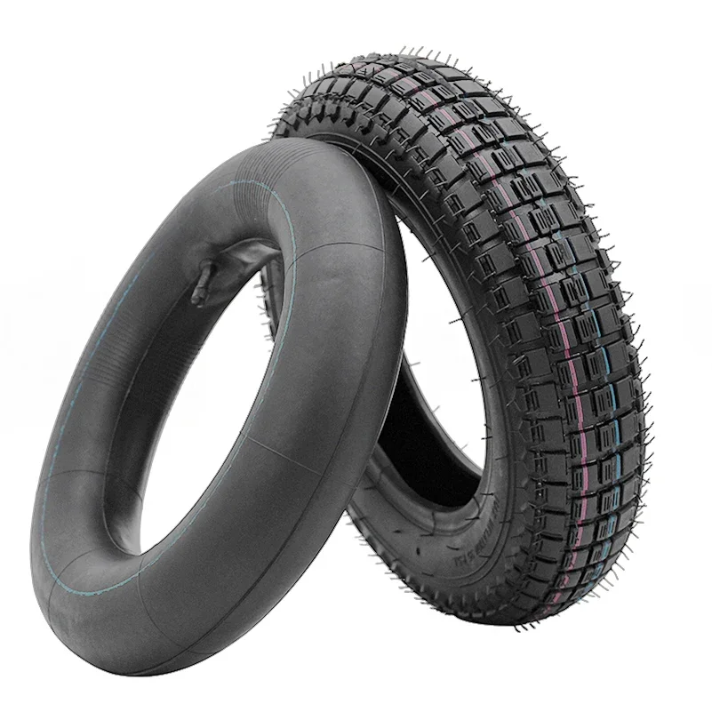 Pneus à tube de 3.50 à 8 pouces, pneu extérieur adapté aux petits pneus de vélo, pneu de moto