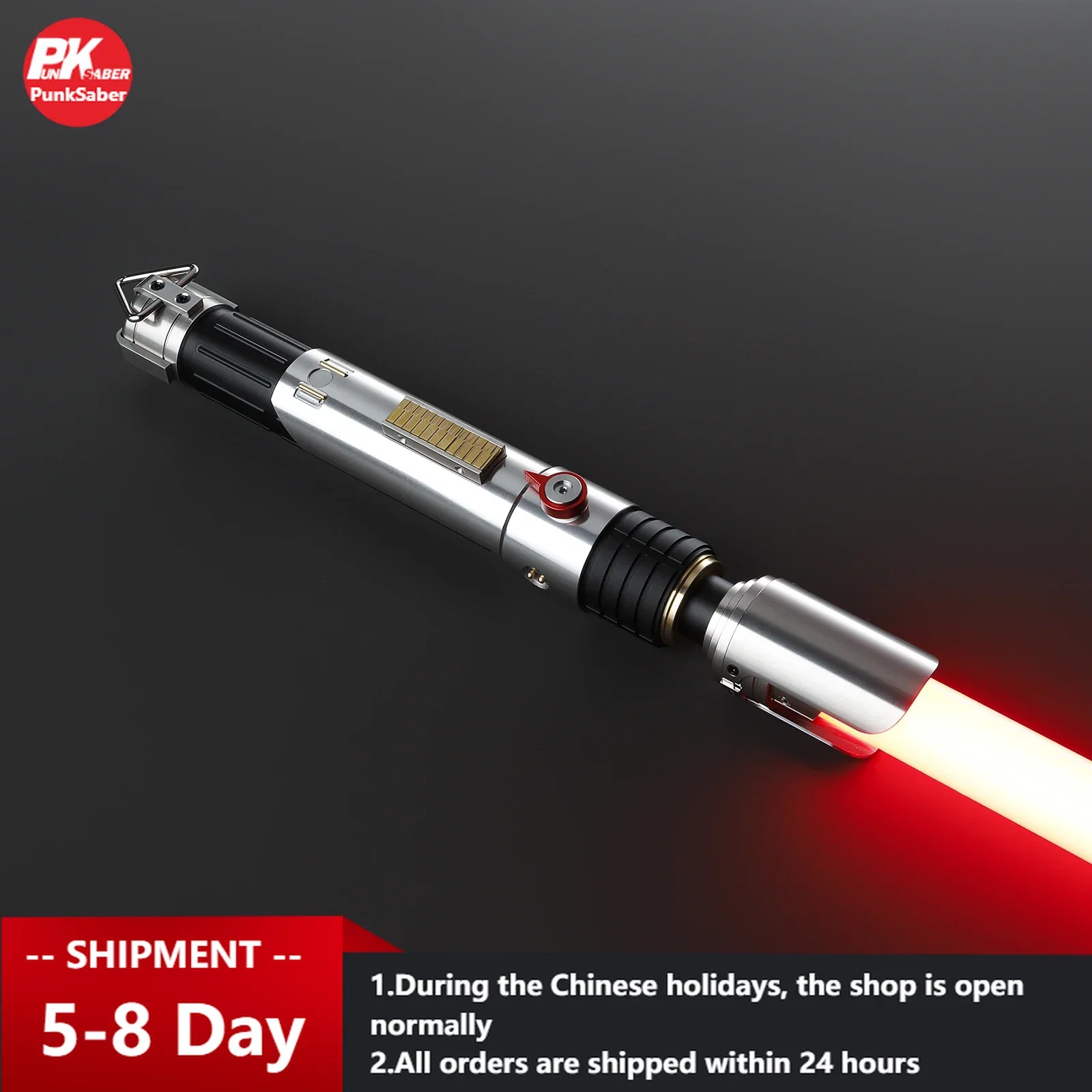 PunkSaber Lightsaber Neopixel Jedi Laser Sword Heavy Dueling Sensitive Smooth Infinite Changing Hitting Sound Light Saber Toy