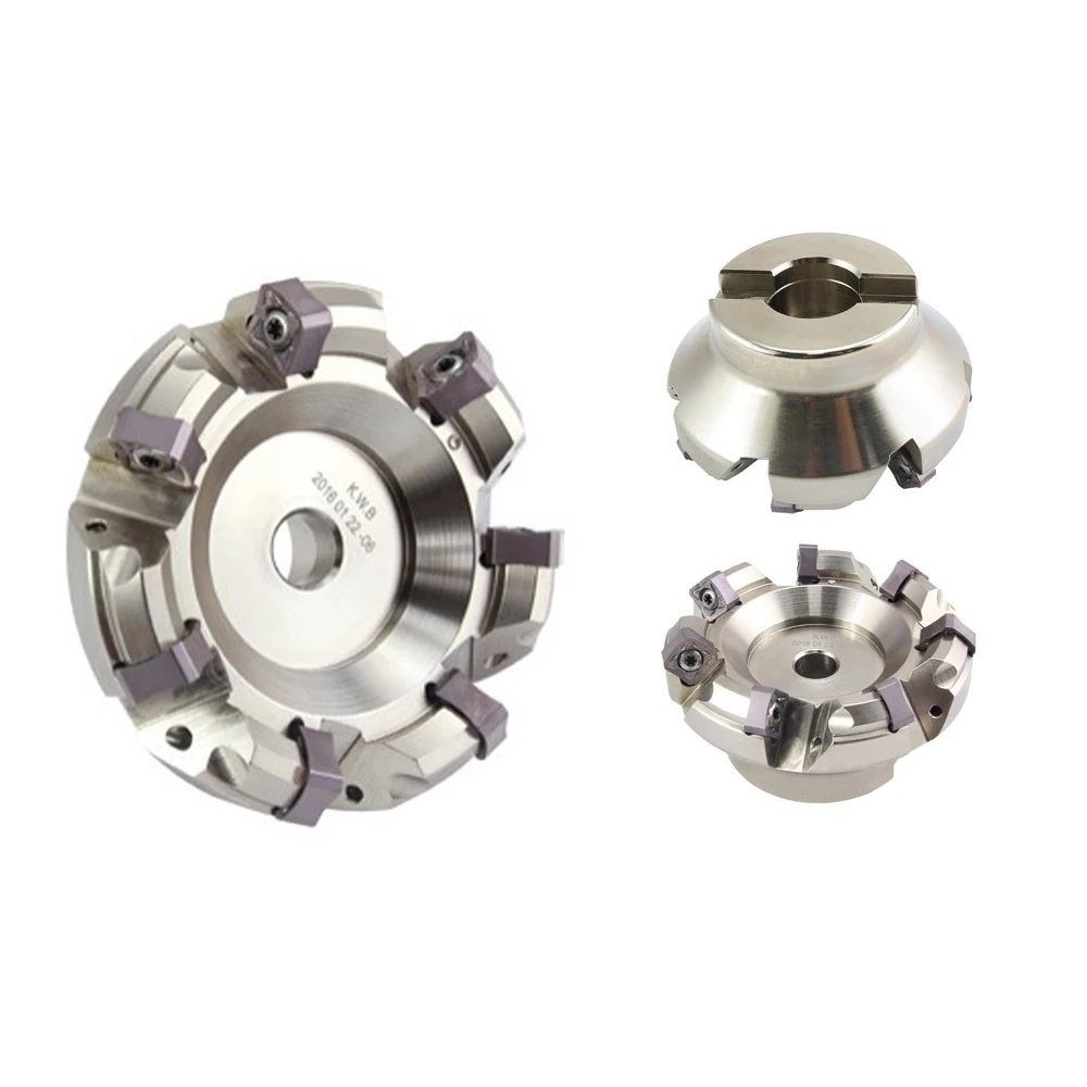 FMA45 45 درجة 50R 63R 80R 100R 125R 4/5/6/7/10T سلسلات عالية تغذية قاطعة المطحنة SNMU SNMU1206 كربيد إدراج حامل أدوات باستخدام الحاسب الآلي
