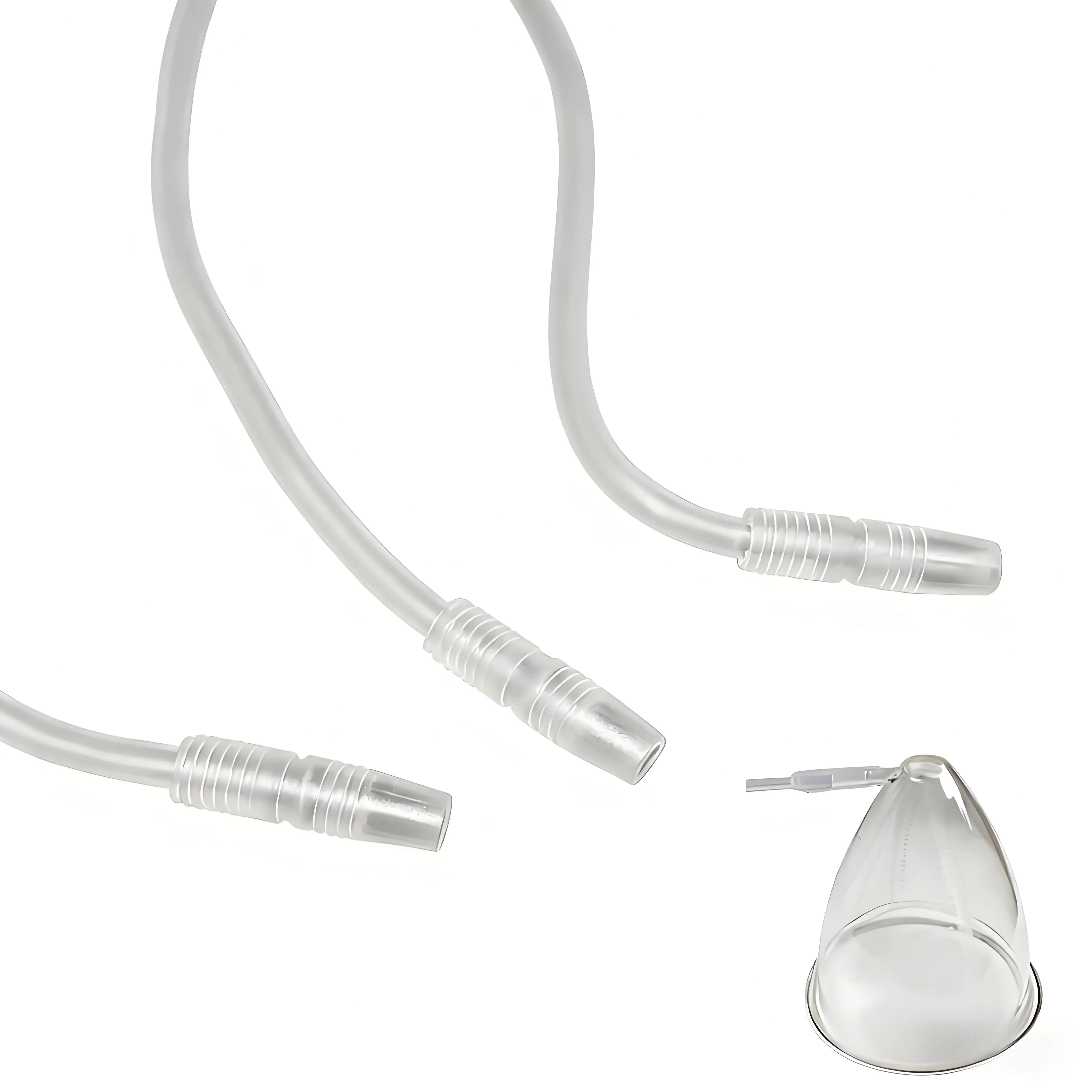 Y-Shape Connector Tube for Vacuum Therapy-Adapter Hose for Breast Enlargement Cups, Body Shaping & Lifting Beauty Devices