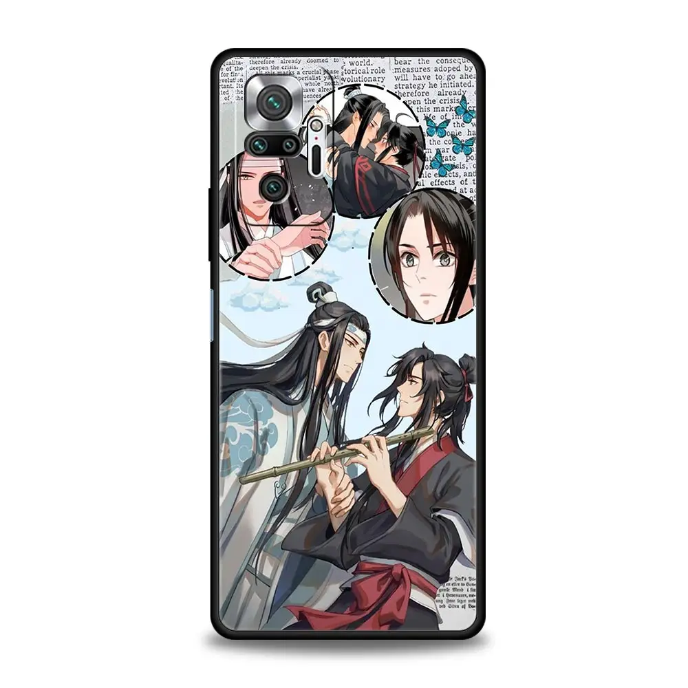 أنيمي مو داو زو شي MDZS الحال بالنسبة شاومي Redmi نوت 11 10 9s برو K50 7 8 9 8A 9A 9C 8T 9T 11T 5G K40 الألعاب غطاء الهاتف كوكه