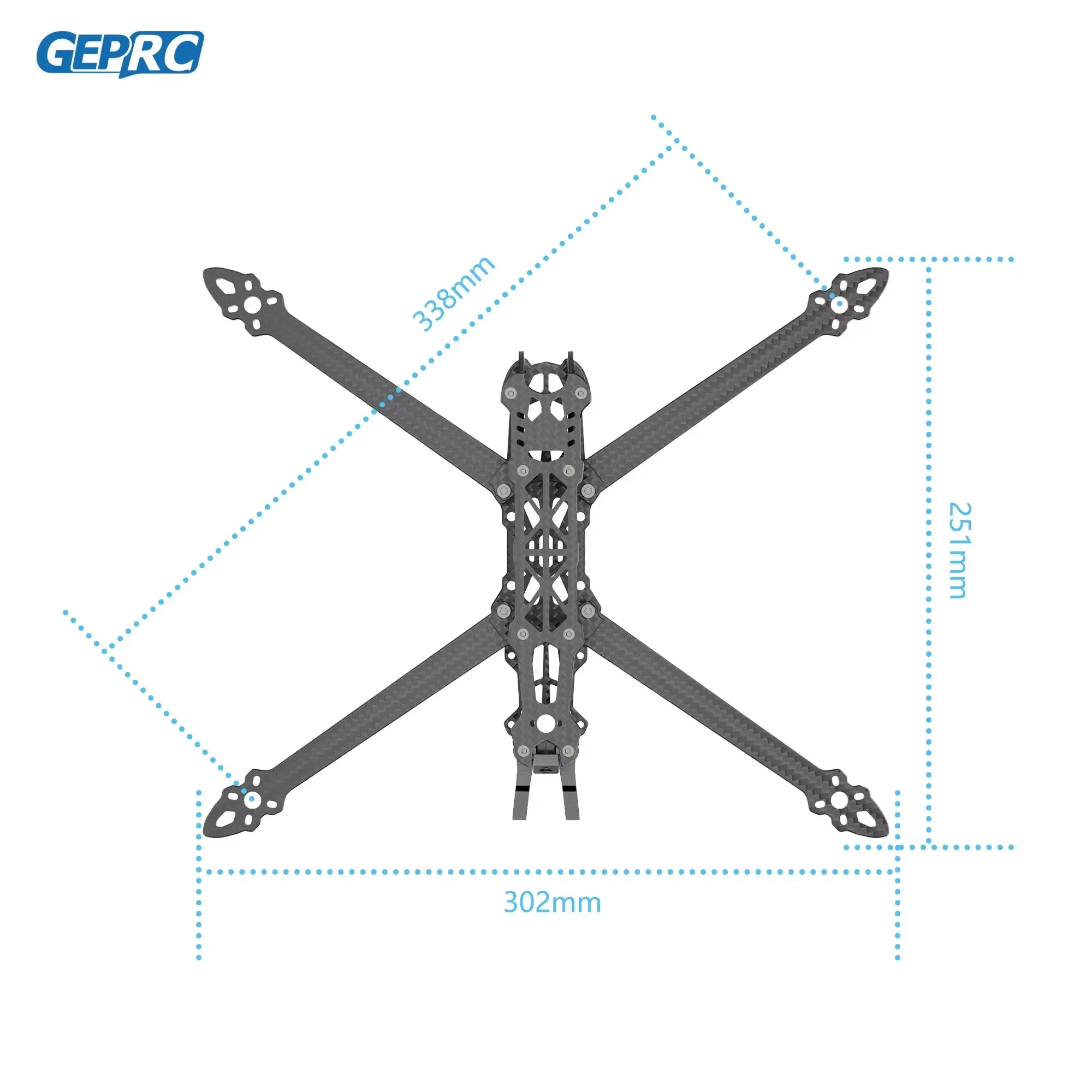 GEPRC GEP-Mark4-8 Frame 8Inch Onderdelen Propeller Accessoire Basis Quadcopter FPV Freestyle RC Racing Drone Lange afstand vlucht