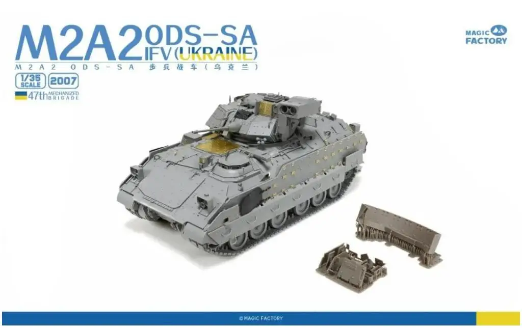 MAGIC FACTORY 2007 Échelle 1/35 Ukraine M2A2 ODS-SA IFV 47e Brigade mécanisée