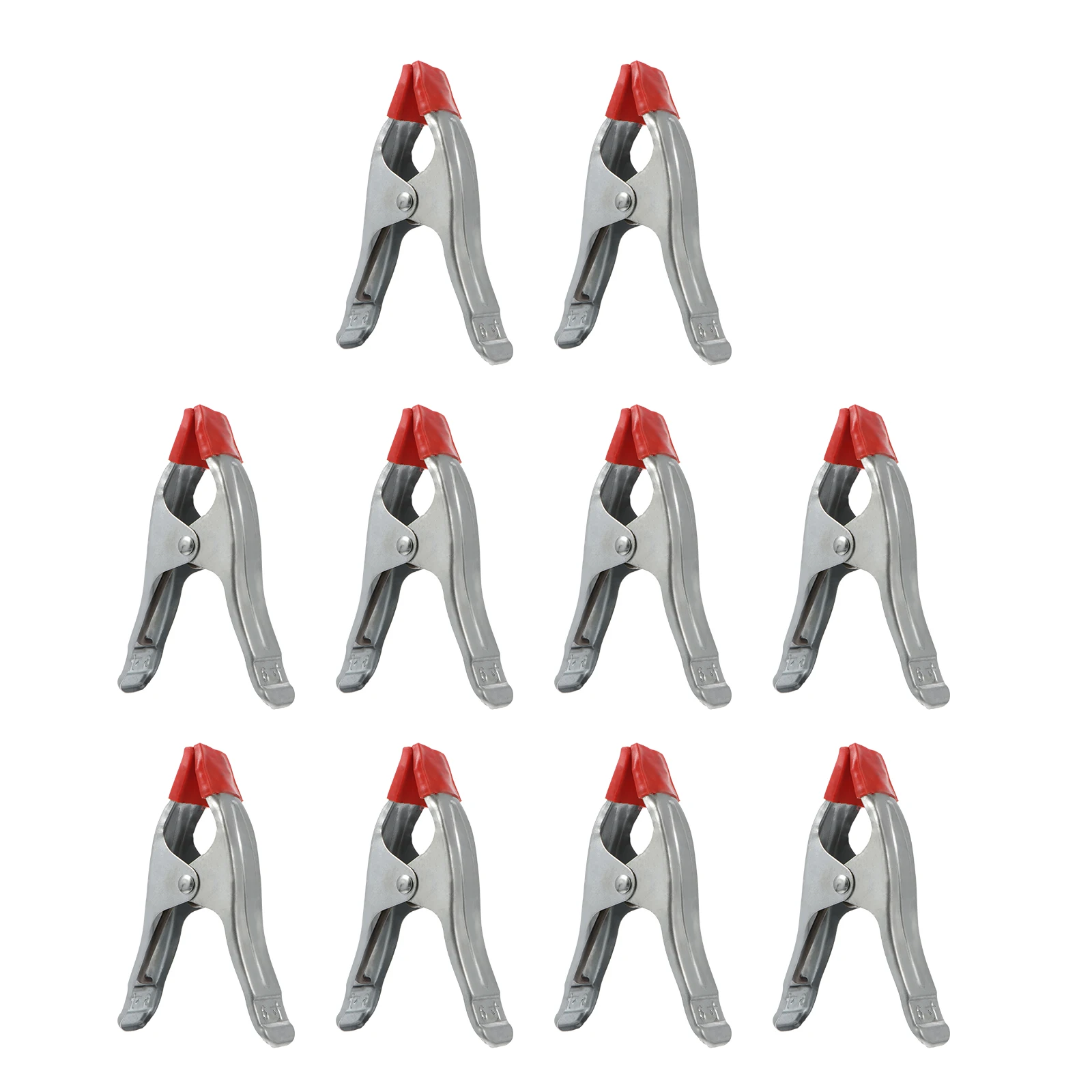 

10pcs Thickened A-shaped Clips Heavy Duty Spring Clamps Woodworking Carpentry Silver Ideal Stalls Tarpaulins Covers Craft Photos