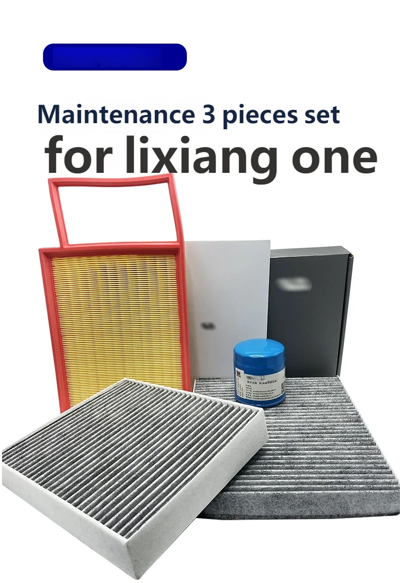 

3 шт. воздушного фильтра, салонный фильтр, масляный фильтр для идеальных автомобильных аксессуаров Lixiang One 2024 2025 M01-90000