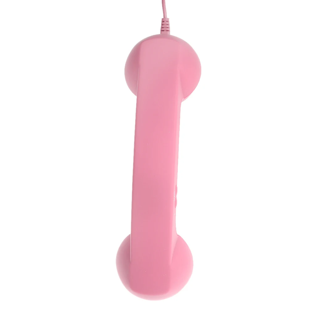 Phone Handset Mic 3.5mm Plug Lightweight Rubberized for Smartphone Tablet VOIP Application