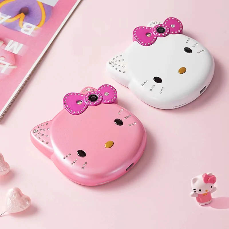 Anime Sanrio Kawaii Hello Kitty Figures Mobile Phone Kawaii Mobile Phone Cartoon Student Children Mini Mobile Phone Girl Gift