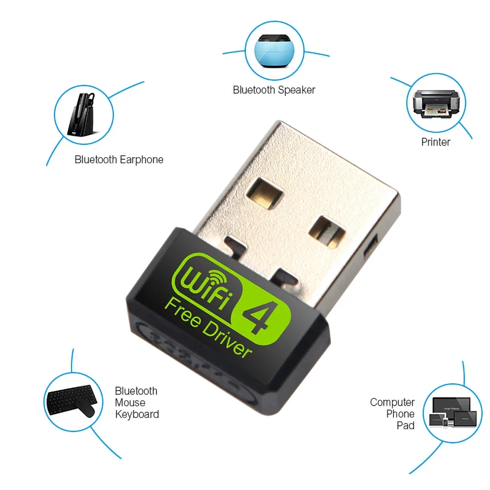 بطاقة شبكة لاسلكية USB صغيرة 150 ميجابت في الثانية RTL8188GU 802.11b/n/g سائق مجاني لاسلكي USB واي فاي عالي السرعة محول شبكة WiFi LAN