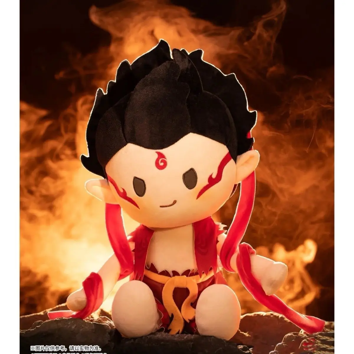 Ne Zha 2 ภาพยนตร์ Aobing Nezha อะนิเมะ 40 ซม.ตุ๊กตา Plush Body คอสเพลย์ท่านั่งแต่งกายของเล่นตุ๊กตาหมอนของขวัญ