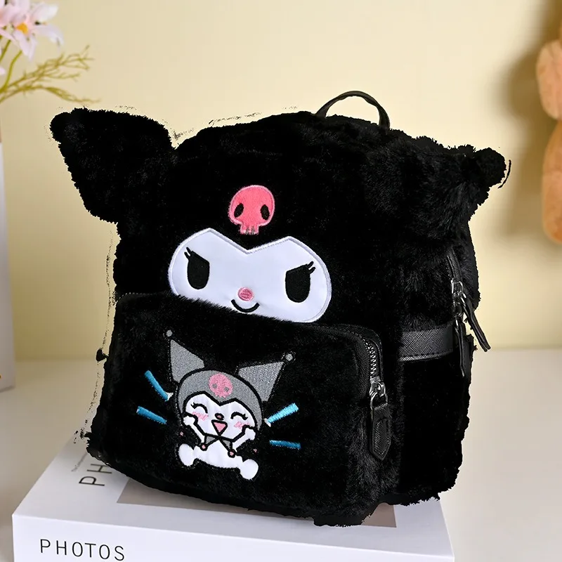 サンリオ漫画クロミぬいぐるみバックパックかわいいハローキティシナモロールメロディープリンファッションバックパック子供の祭りのギフト