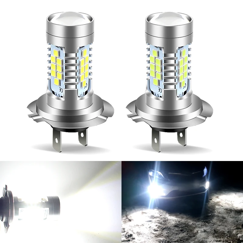 

2PCS H7 LED Headlight for Volkswagen Golf 5 6 7 MK6 MK7 Volvo V50 V70 Toyota Auris Honda Civic 360 Car Fog Light H7 Headlamp 12V