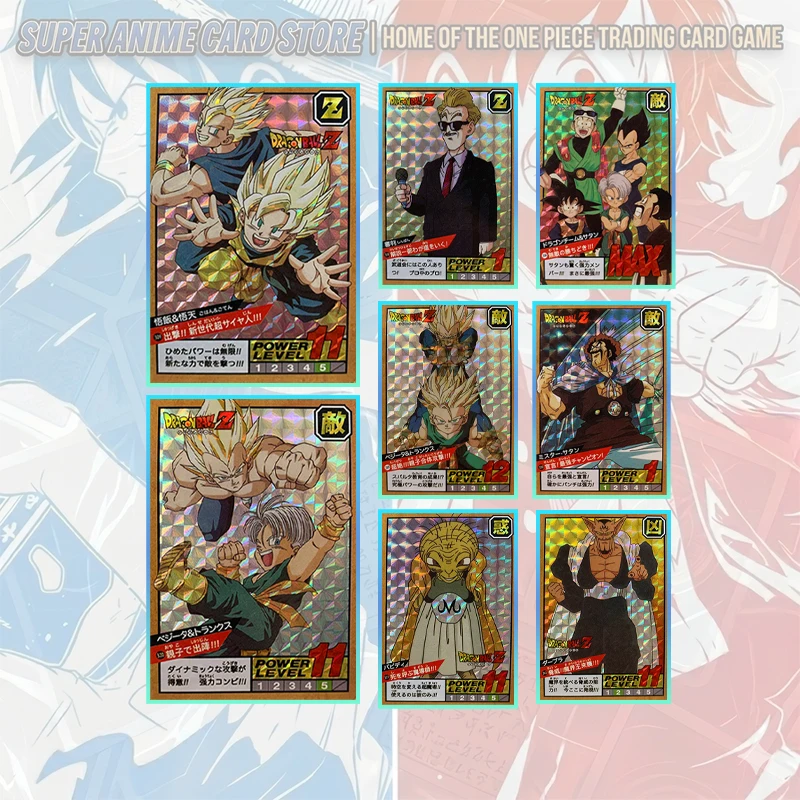 Japanese Anime Dragon Ball Bejita Yonsei Fierce Battle Son Goku Chichi East Supreme Kai Bulma Krillin Trunks Collectible Cards