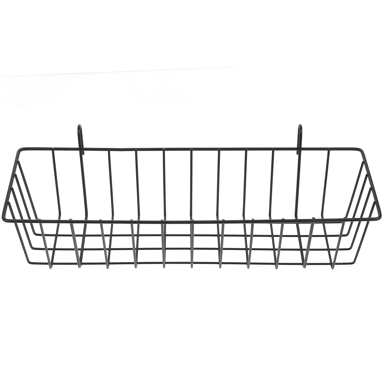 

Iron Hanging Basket Easy to Install Storage Sturdy Nail-free Rack Wire Organizer Practical