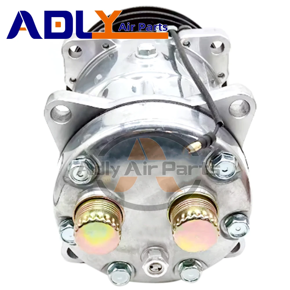 A/C AC Compressor For Sanden 709 For SD709 COMPRESSOR Sanden 7402 12 VOLTS 2 GROOVES 124MM PULLEY DIAMETER