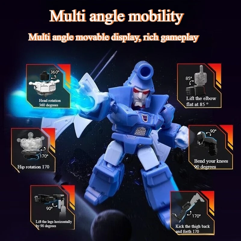 BLOKEES トランスフォーマーブロック組み立て DIY パズルおもちゃモデルデスクトップ装飾パズル子供の誕生日プレゼントのおもちゃ