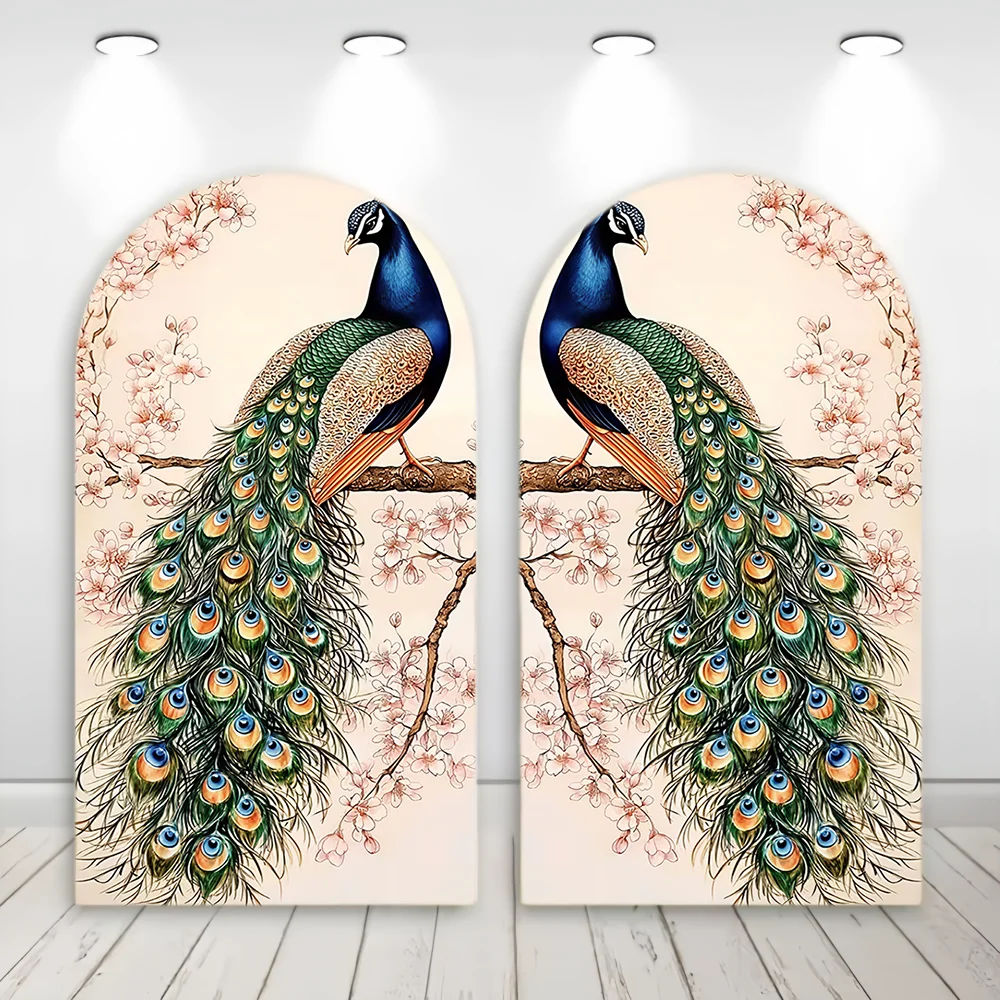 Indian Wedding Decor Supply - Fondo Decorativo con Arco de Pavo