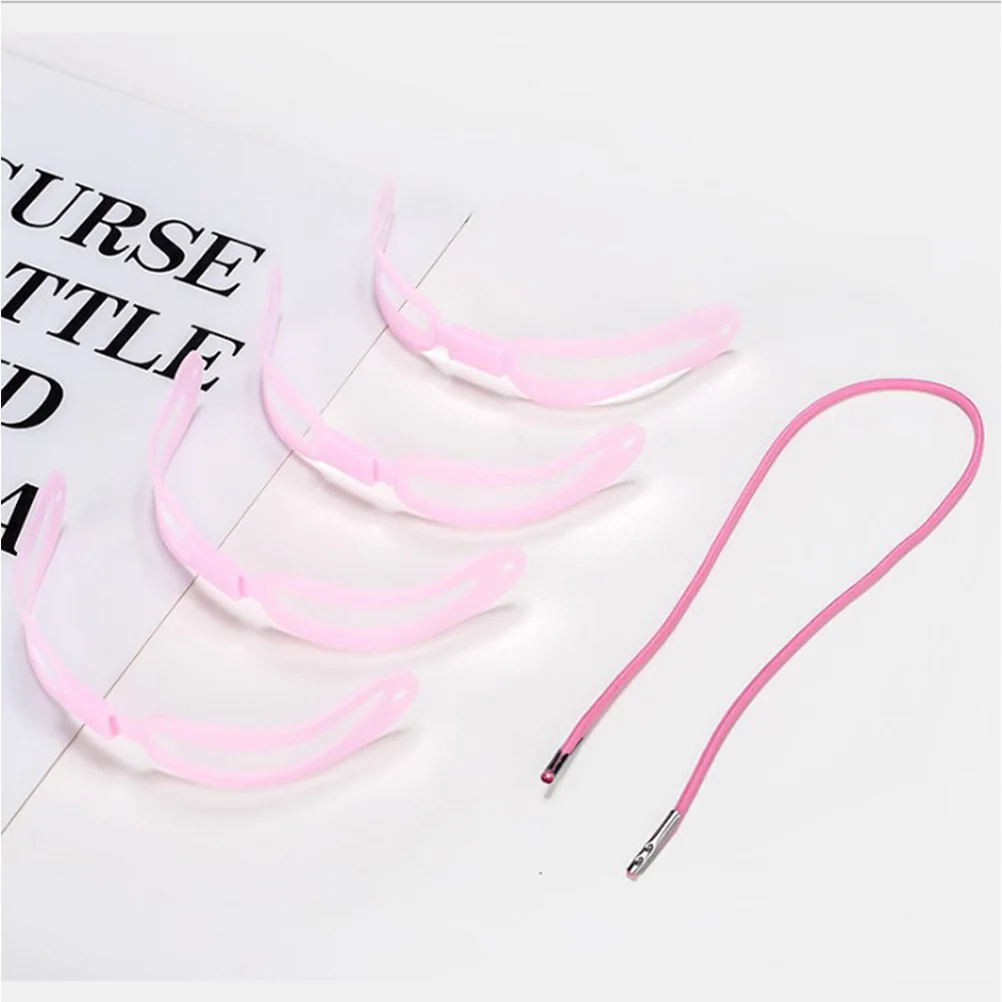 بطاقة قابلة لإعادة الاستخدام يده الاستمالة الاستنسل للطبيعية أكمل الحاجب الاستمالة الاستنسل الحواجب مجموعة أدوات ماكياج #5