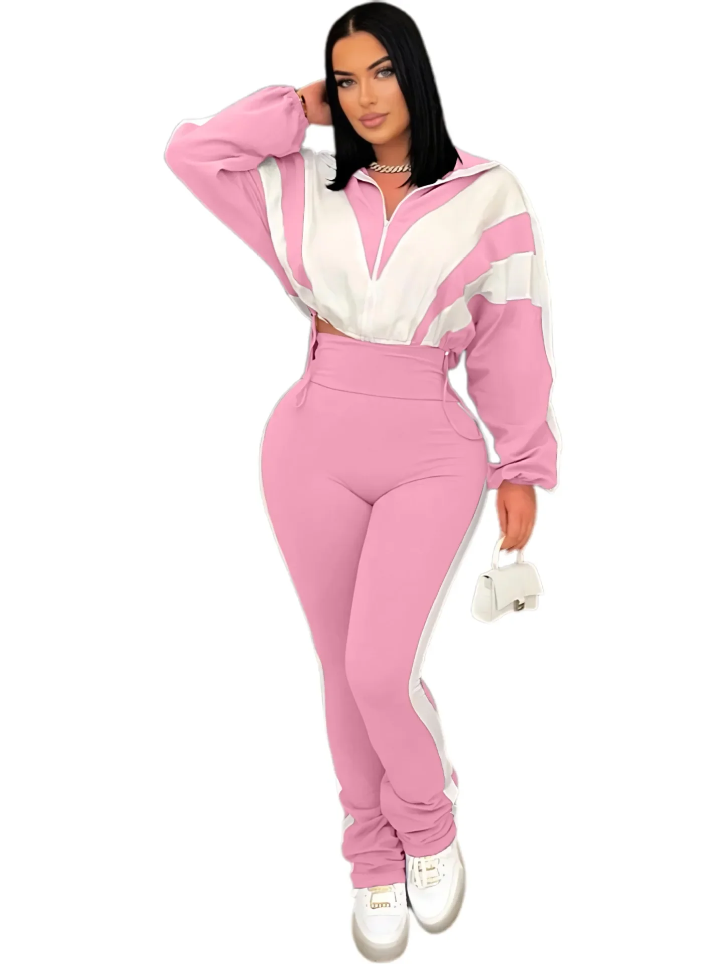 

Африканская одежда из 2 предметов для женщин, осенняя мода, африканский топ с длинными рукавами, одинаковые комплекты с длинными брюками, Дашики, африканская одежда