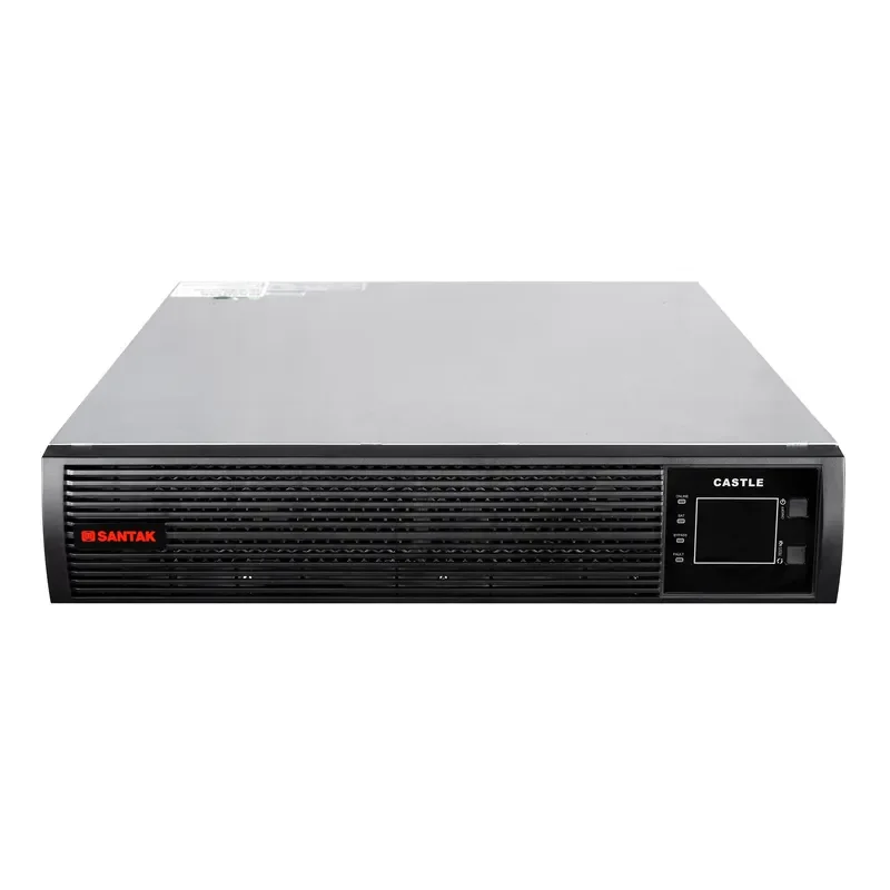 SANTAK Castle Rack 6K 6kVA 5400W Online UPS 230V Built-in Battery Rack Tower for Home Office & Small Business Equipment