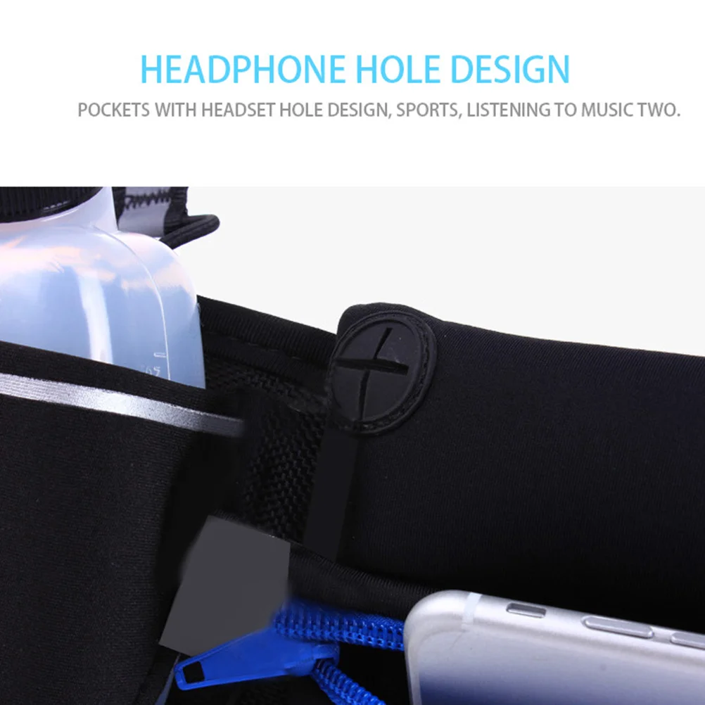 Waist Belts for Runner Water Resistant 4-6 Inch Phone Pouch Adjustable for Jogging Cycling Hiking Running Pouch Belt