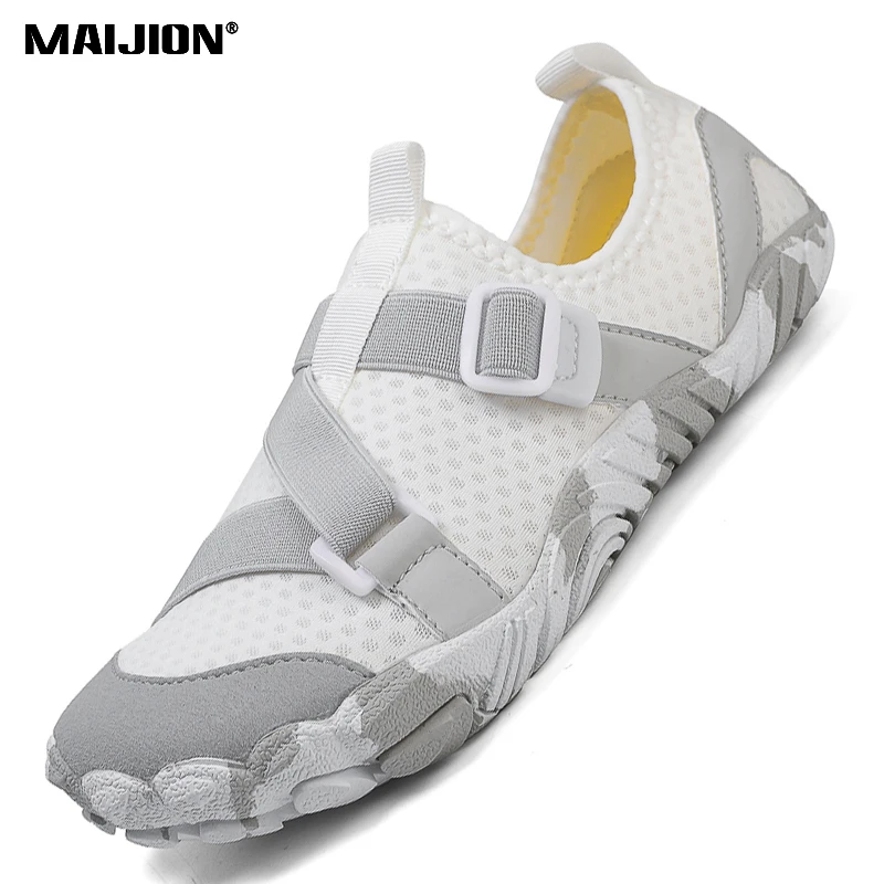 Unisex Breathable Water Shoes Men Women Beach Swimming Aqua Shoes Quick-Dry Outdoor Wading Shoes for Fishing Boating Surfing