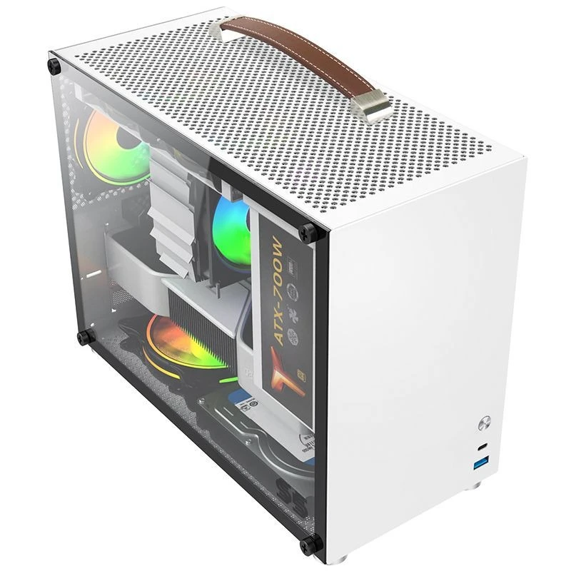 

S5 White Mini Chassis Desktop Computer Small Chassis