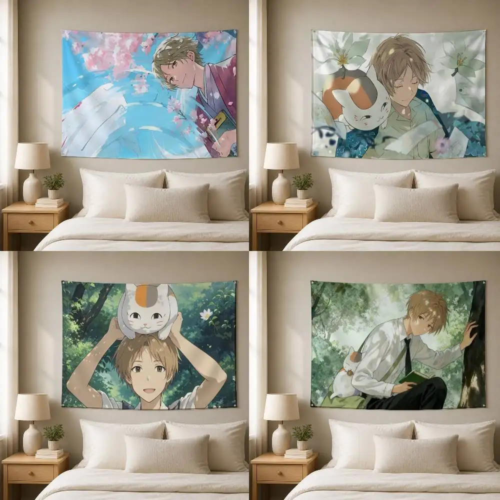 Natsume's Book of Friends Decorative Wall Flag Banner for Home Garden Garage Indoor Outdoor Decor