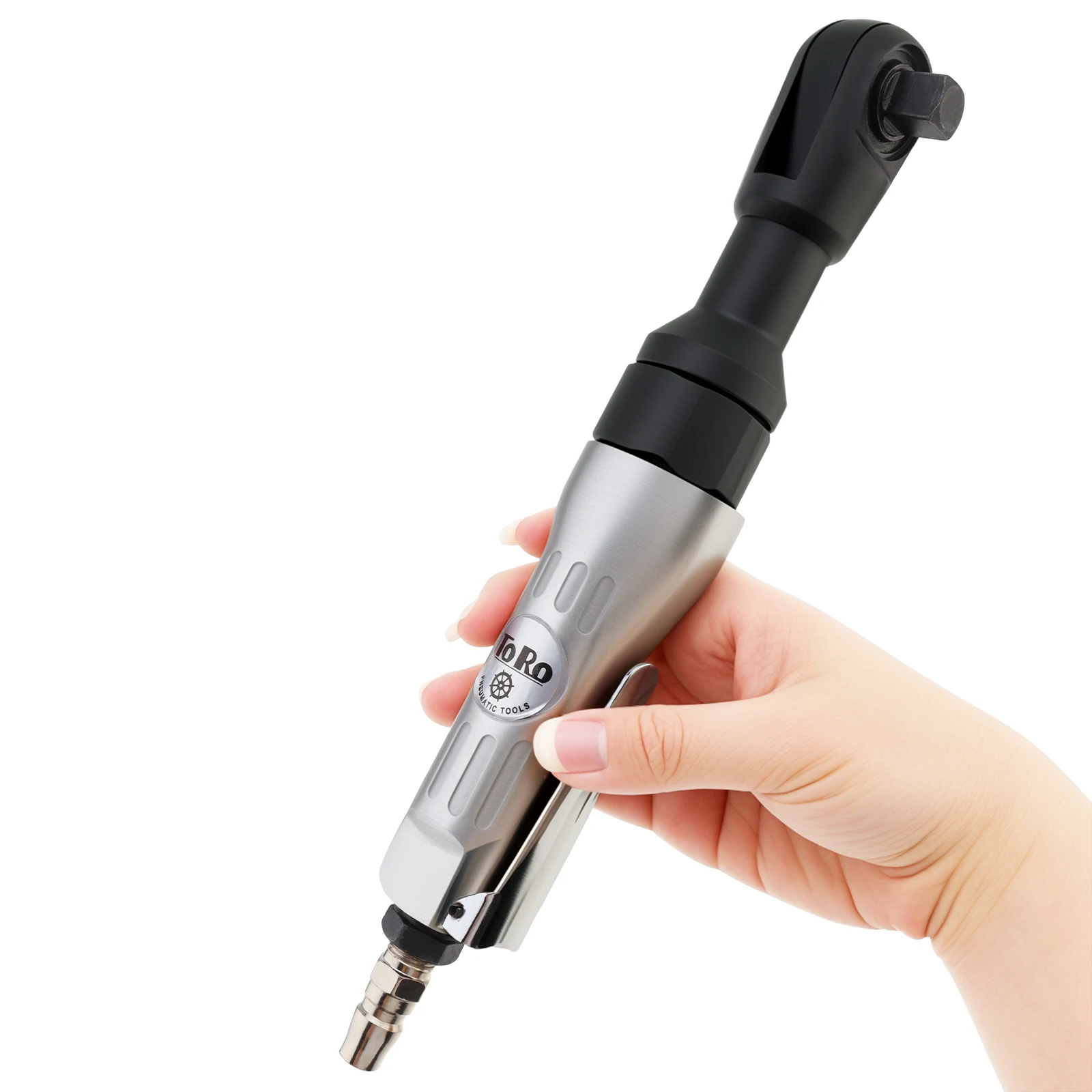 TORO-2701 1 / 2\'\' Pneumatic Tool Ratchet Wrench with Air Inlet Interface and Adjustable Switch for Car Repair Disassemble