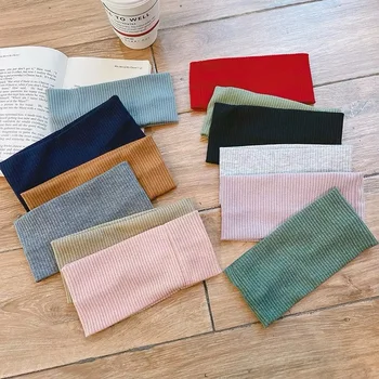 Women'S Knitted Wide-Brimmed Headband - Versatile And Sweat-Absorbent, Suitable For Daily Use Or Sports - Image 3