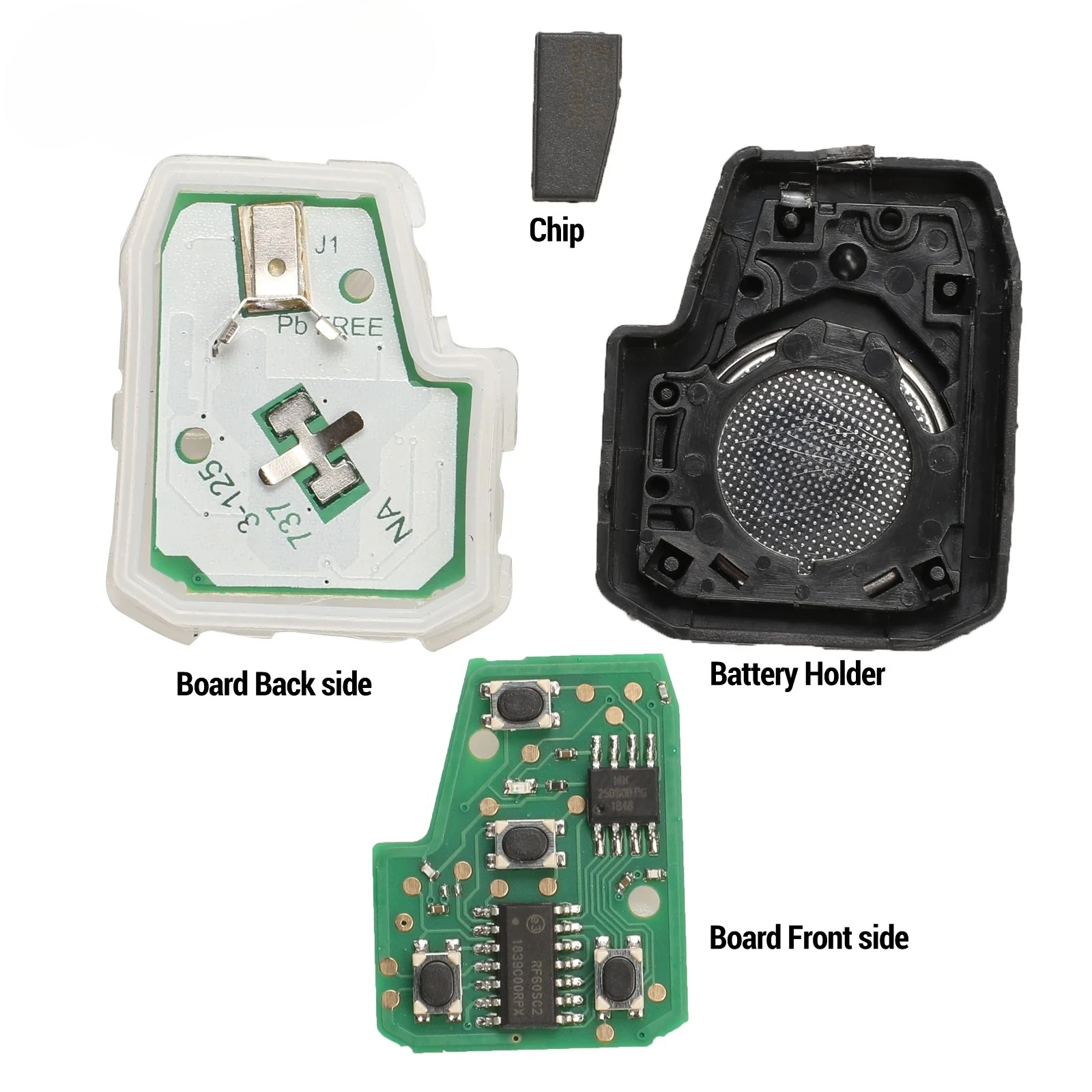 HYQ12BDM 314,4 Mhz llave remota G/H Chip para Toyota Camry Corolla 2012-2017 HYQ12BEL sin marca