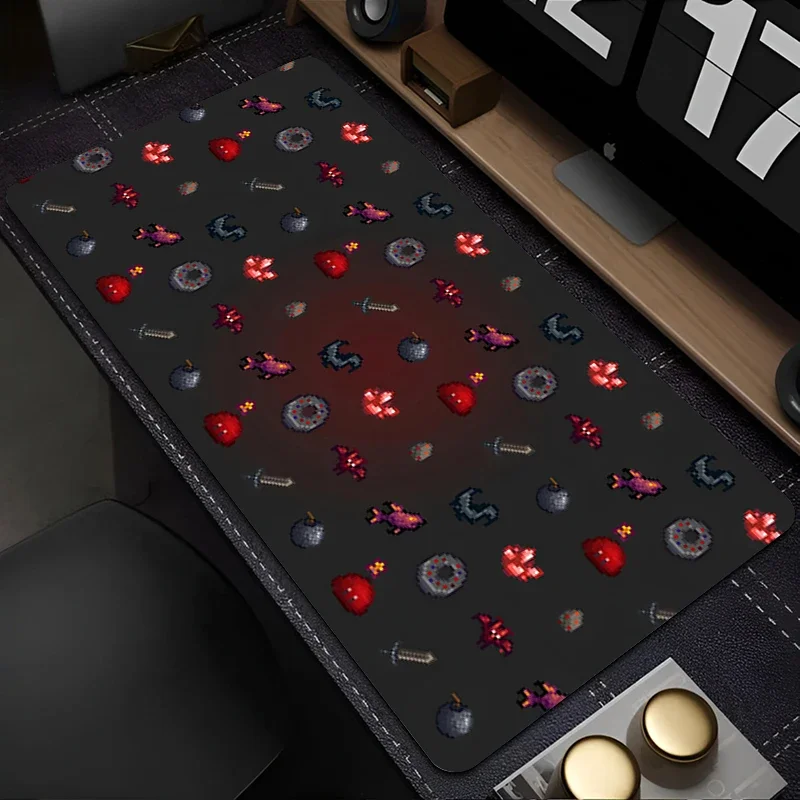 لوحة ماوس ألعاب Pixel Art Stardew Valley للكمبيوتر المحمول Green Plants Desk Mat PC Kawaii Anime Sky Mousepad Gamer Cabinet Keyboard Rug