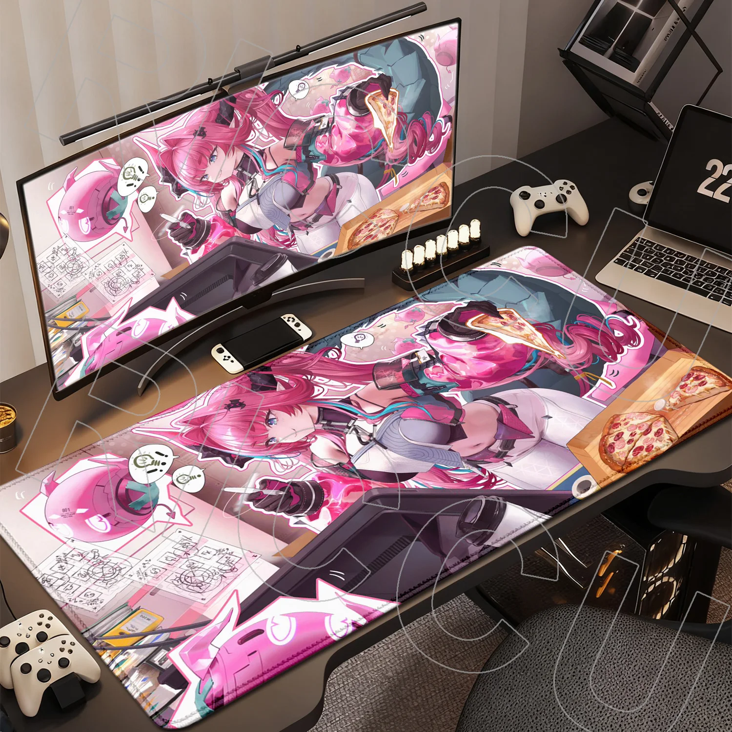 HD XXL Game Arknights Endfield Yvonne Mouse Pad 900x400mm Rubber Gamer Computer Mats Desk mat Laptop Office Large protective pad