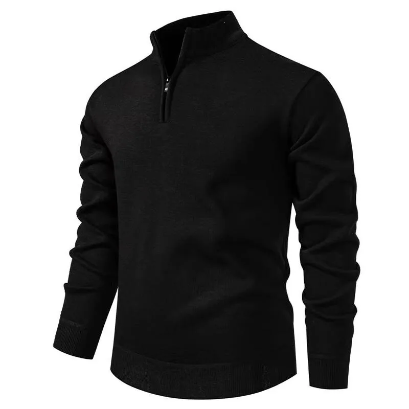 

Men's Knitted Sweater Half Zip Cross-Border Fashionable Casual Knitwear Easy to Wear And Comfortable for Spring Season