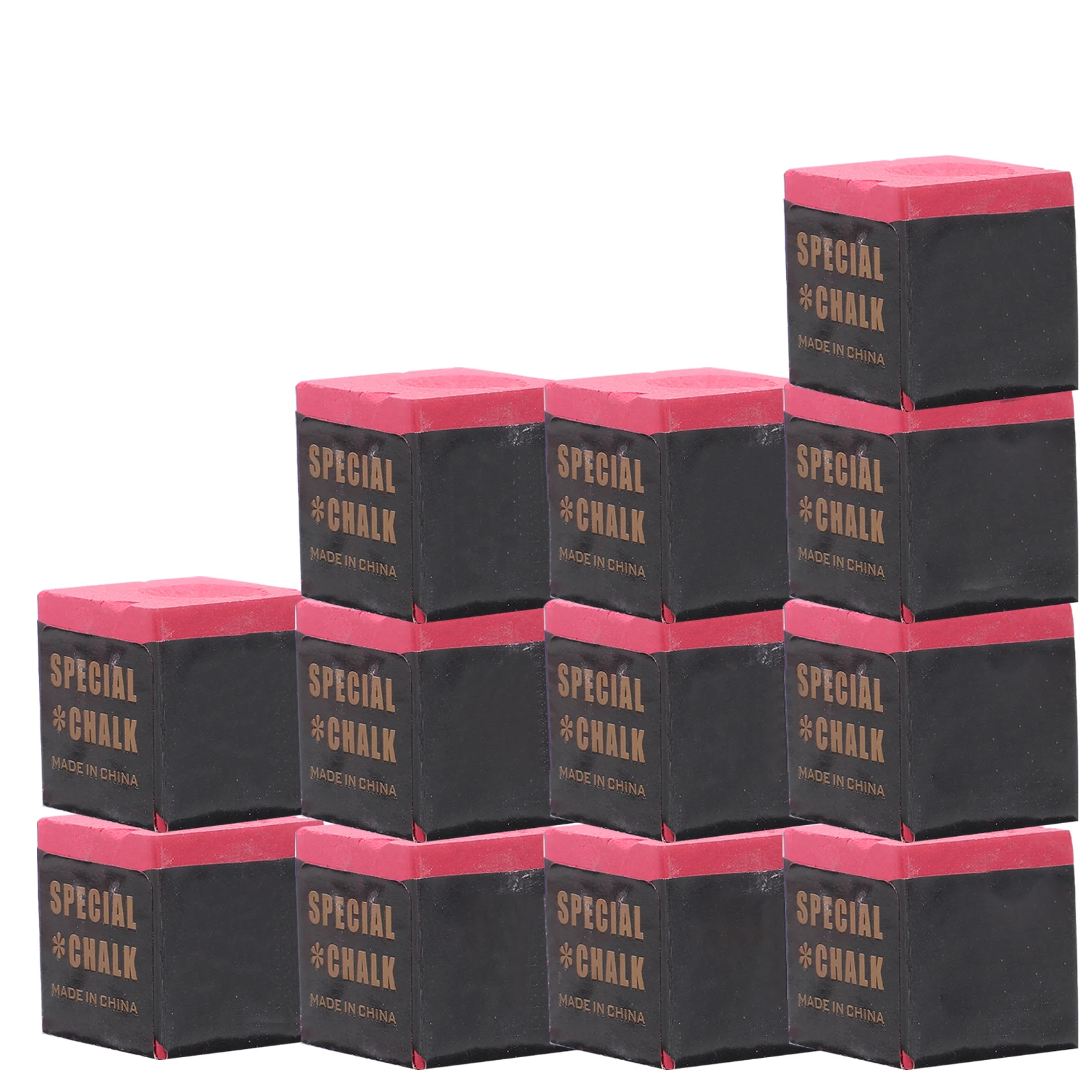 

24 Pcs Pool Cue Chalk Cubes for Billiards Table Accessories Chocolate Powdered Easy to Use Practical Excellent