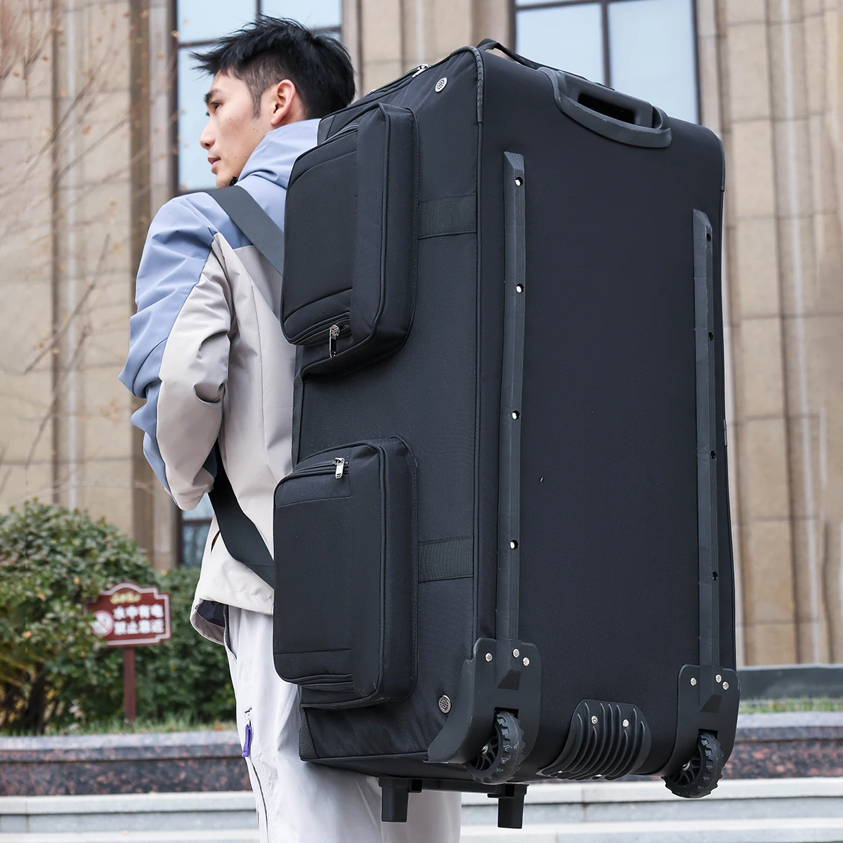 Moving Trolley Bag, Airline Ch - Foldable Rolling Luggage Bag recension och pris
