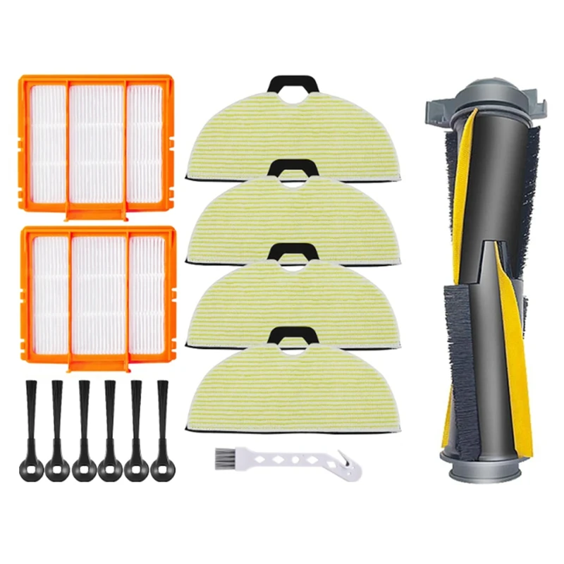 Piezas de repuesto AC66 para Shark RV2002WXUS RV2002WD RV2001DRUS RV2001WD AV2001WD Robot aspirador Kit de filtro de cepillo de fregona