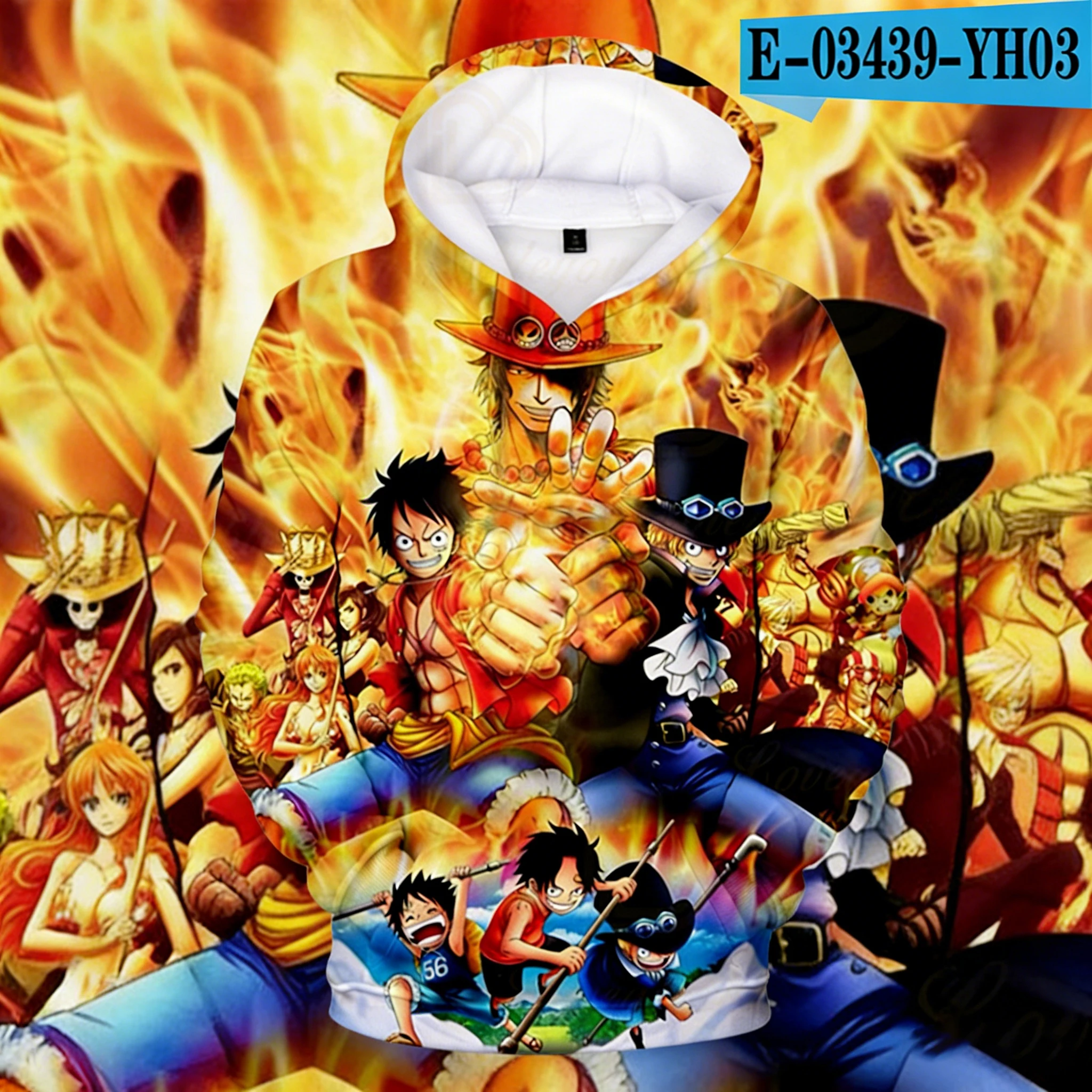 

2025 аниме One Piece Monkey D. Luffy толстовки с капюшоном толстовка для детей и взрослых толстовки с длинными рукавами и 3D принтом детский свитшот пуловер
