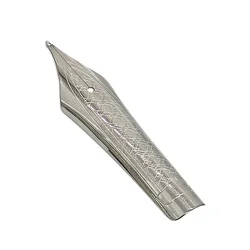 Kaigelu Punta de molienda de cuchillo largo plateado, Compatible con Jinhao100, Jinhao450, Yong Sheng 699, mahan-t1, C1, pluma estilográfica