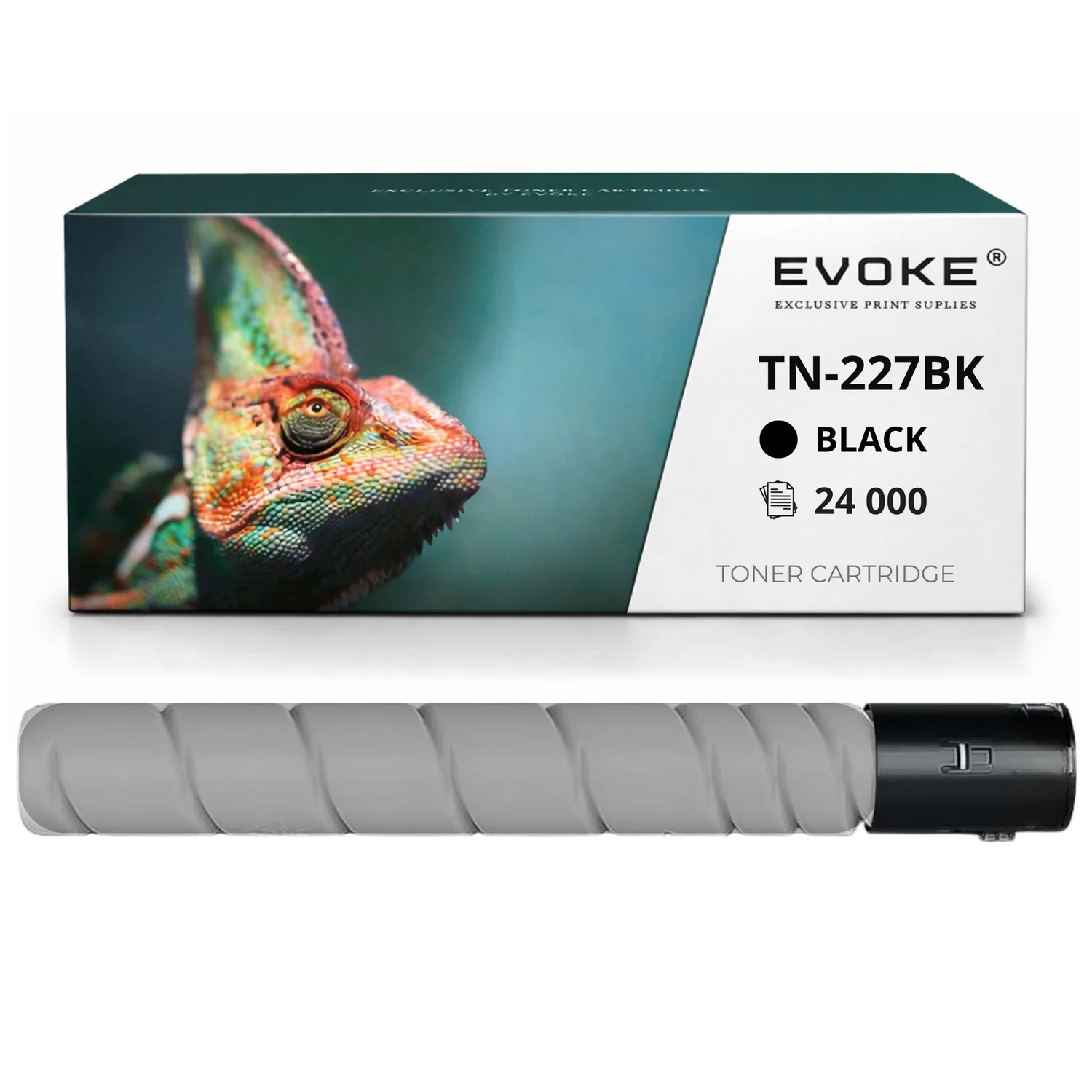 Evoke Compatibele Toner voor Konica Minolta Tn-227Bk Tn227Bk Tn-227 Tn227 Acvh150 Zwart 24000 Pagina's Bizhub C257I