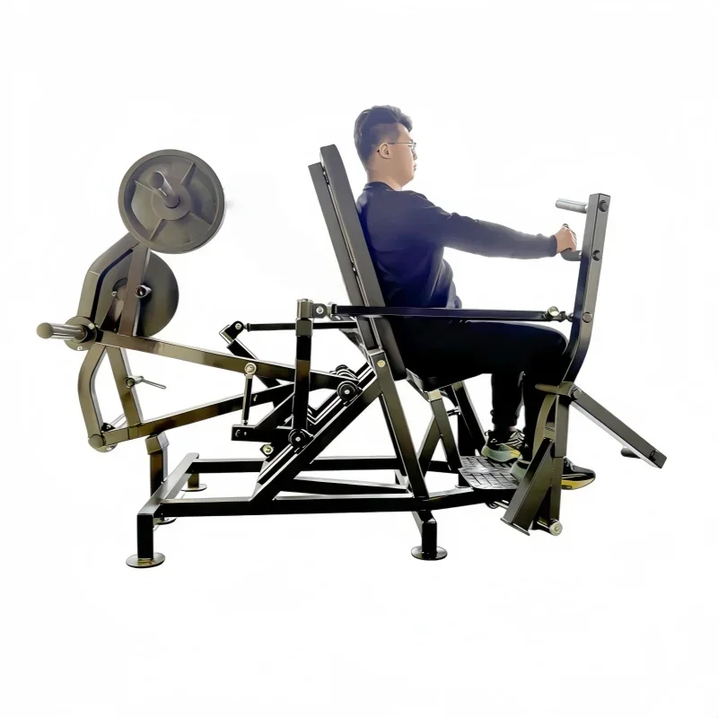Newly Upgraded Fashion Steel Strong Flat Recumbent Chest Press Fitness Equipment, Seated Recumbent Chest Press