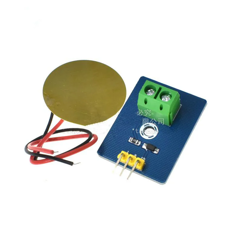 H Analog Piezoelectric Ceramic Vibration Sensor Piezoelectric Electronic Building Block Single Chip Module