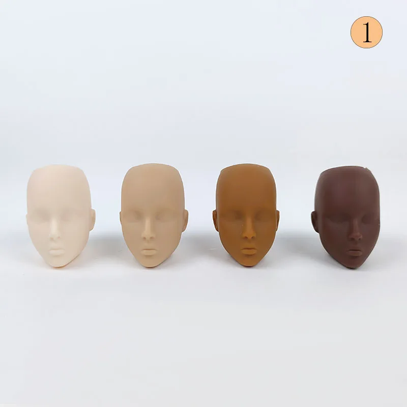 DIY Doll Head For FR Doll Heads For IT 1/6 BJD 1:6 Dolls Accessories High Quality Kids Toys Blank Face 1/6 Size MOMOKO Heads