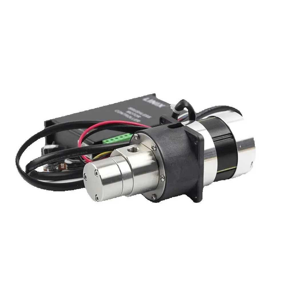 KGP-06C Electric Self-priming Pump 24V DC Brushless Motor High Pressure Stainless Steel 316L Gear Pump Magnetic Drive Pump 3LPM