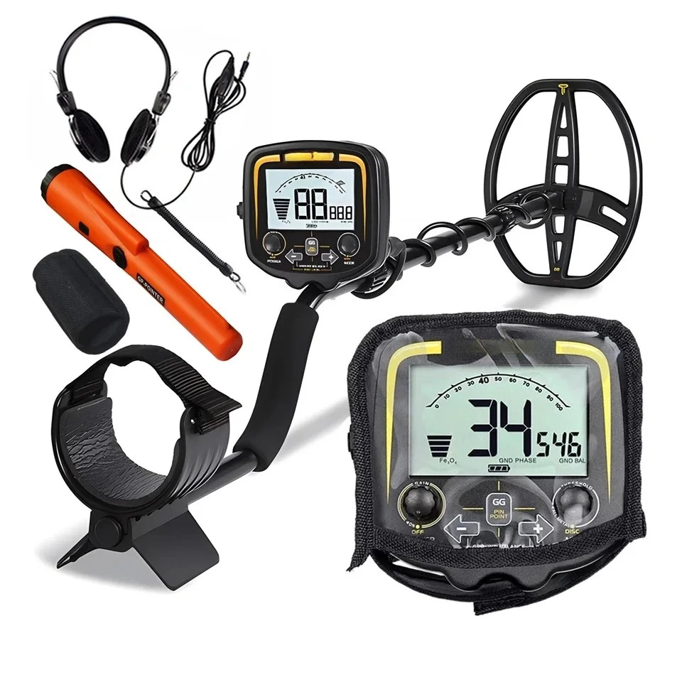 TX-850 Professional Metal Detector Waterproof Search Coil High Precision Gold Treasure Hunter Underground Scanner LCD Display De