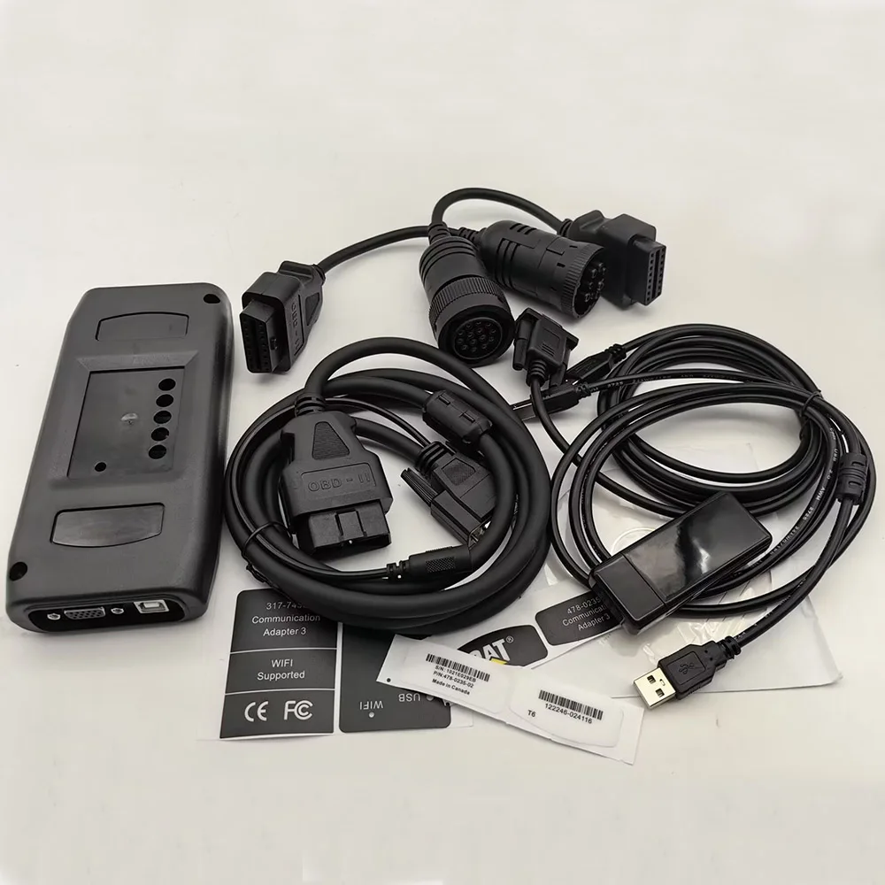 CAT ET3 wifi Adapter III Heavy Duty Truck CAT3 Communication Connection 9PIN 14PIN cater-pilla OBD2 Scanner OBD Diagnostic tools